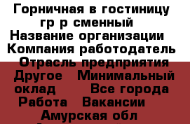 Горничная в гостиницу-гр/р сменный › Название организации ­ Компания-работодатель › Отрасль предприятия ­ Другое › Минимальный оклад ­ 1 - Все города Работа » Вакансии   . Амурская обл.,Архаринский р-н